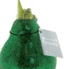 Amaryllis in wax (Hippeastrum Waxz 'Eco Glitterz Green') H 15 cm