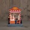 Anna's Collection automatische sneeuwbol speelgoedwinkel met verlichting 16 x 26 x 20 cm