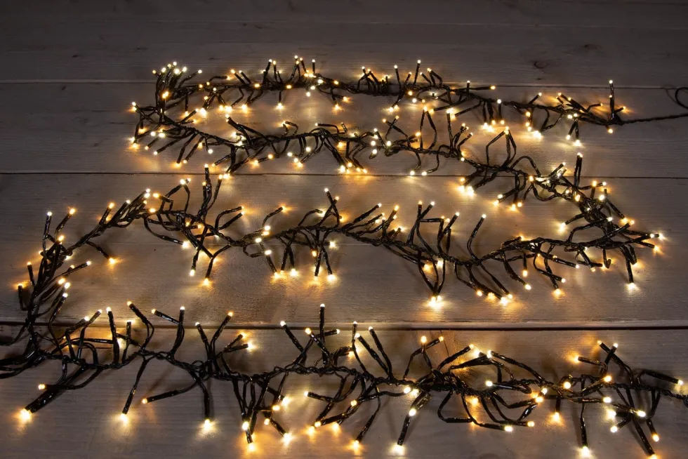 Anna's Collection clusterverlichting met 384 lampjes luxury 2,4 m