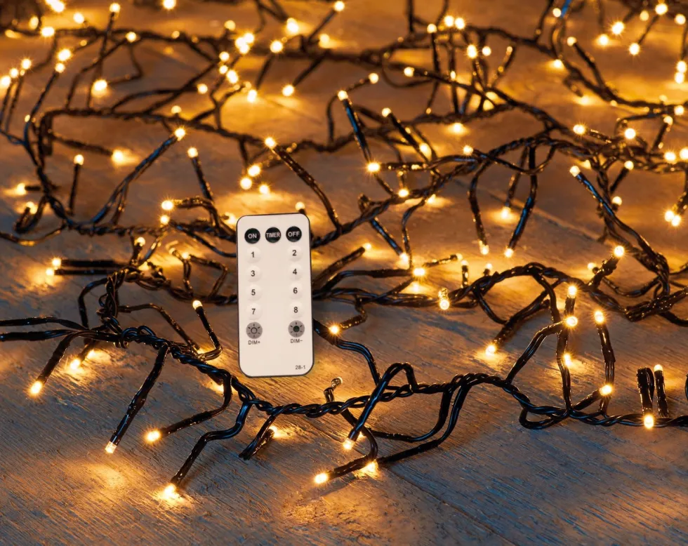 Anna's Collection clusterverlichting met 786 lampjes classic warm 1,9 m