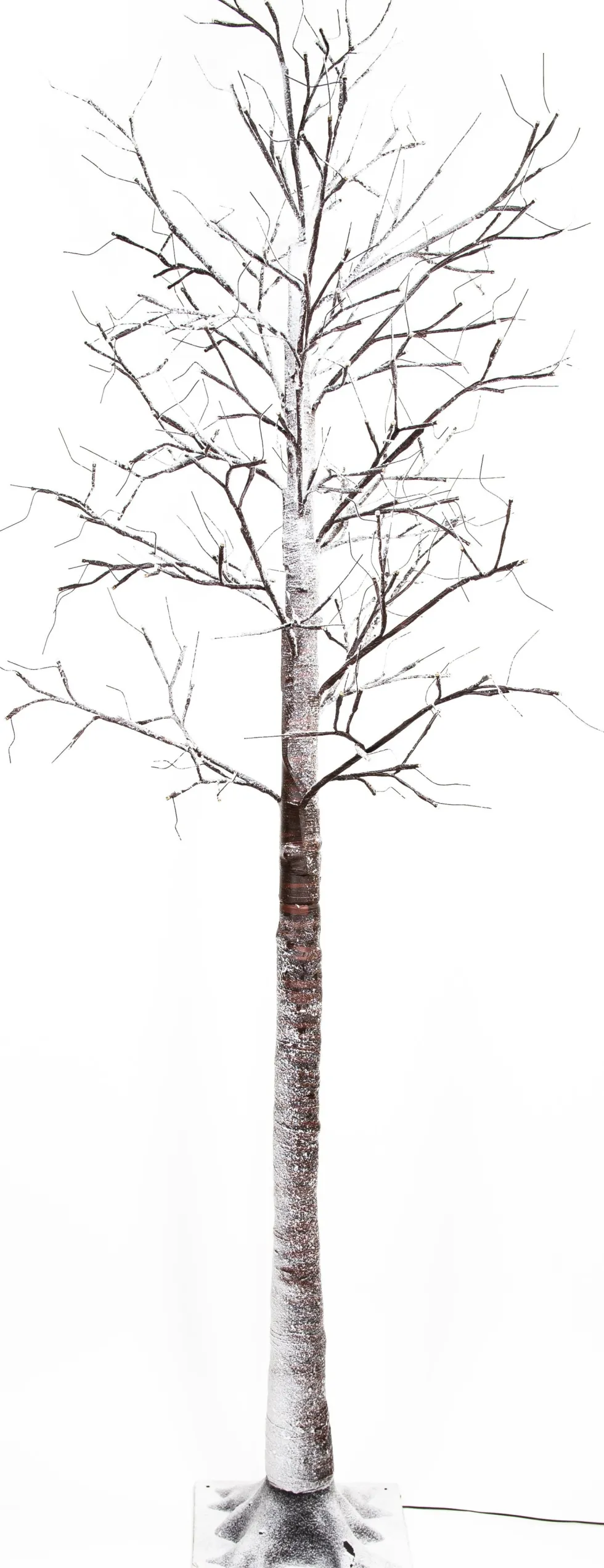 Anna's Collection decoratieboom berk met verlichting H 200 cm