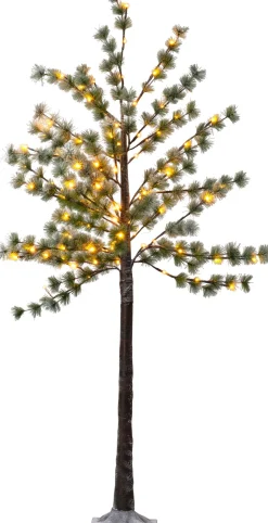 Anna's Collection decoratieboom buiten met verlichting D 55 H 180 cm