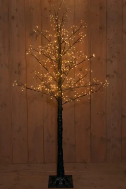 Anna's Collection decoratieboom eik met verlichting H 200 cm