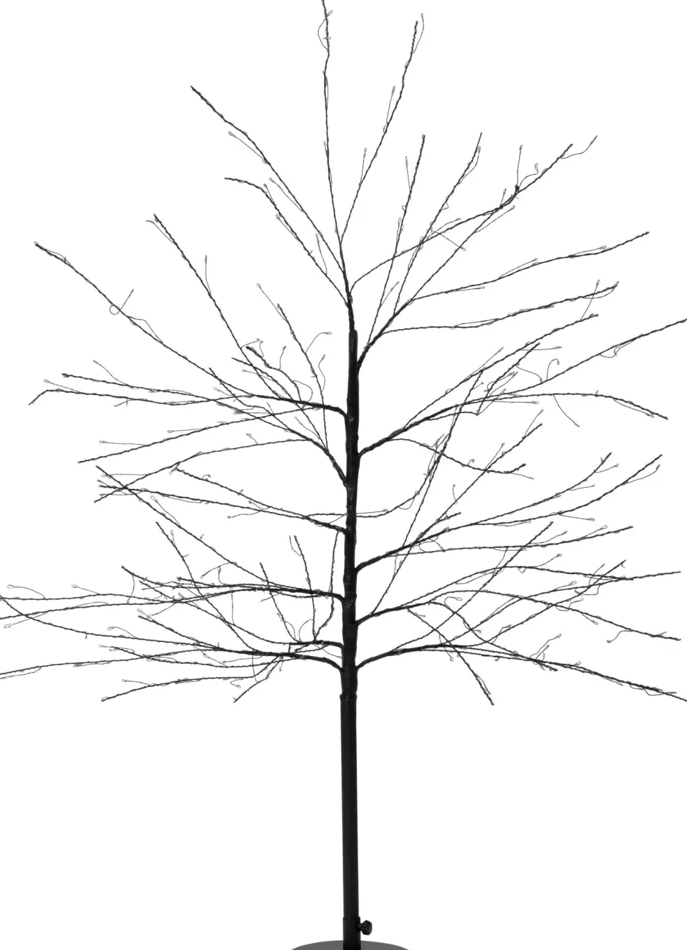 Anna's Collection decoratieboom buiten met verlichting knipper 30 x 30 x 120 cm