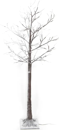 Anna's Collection decoratieboom berk met verlichting H 160 cm