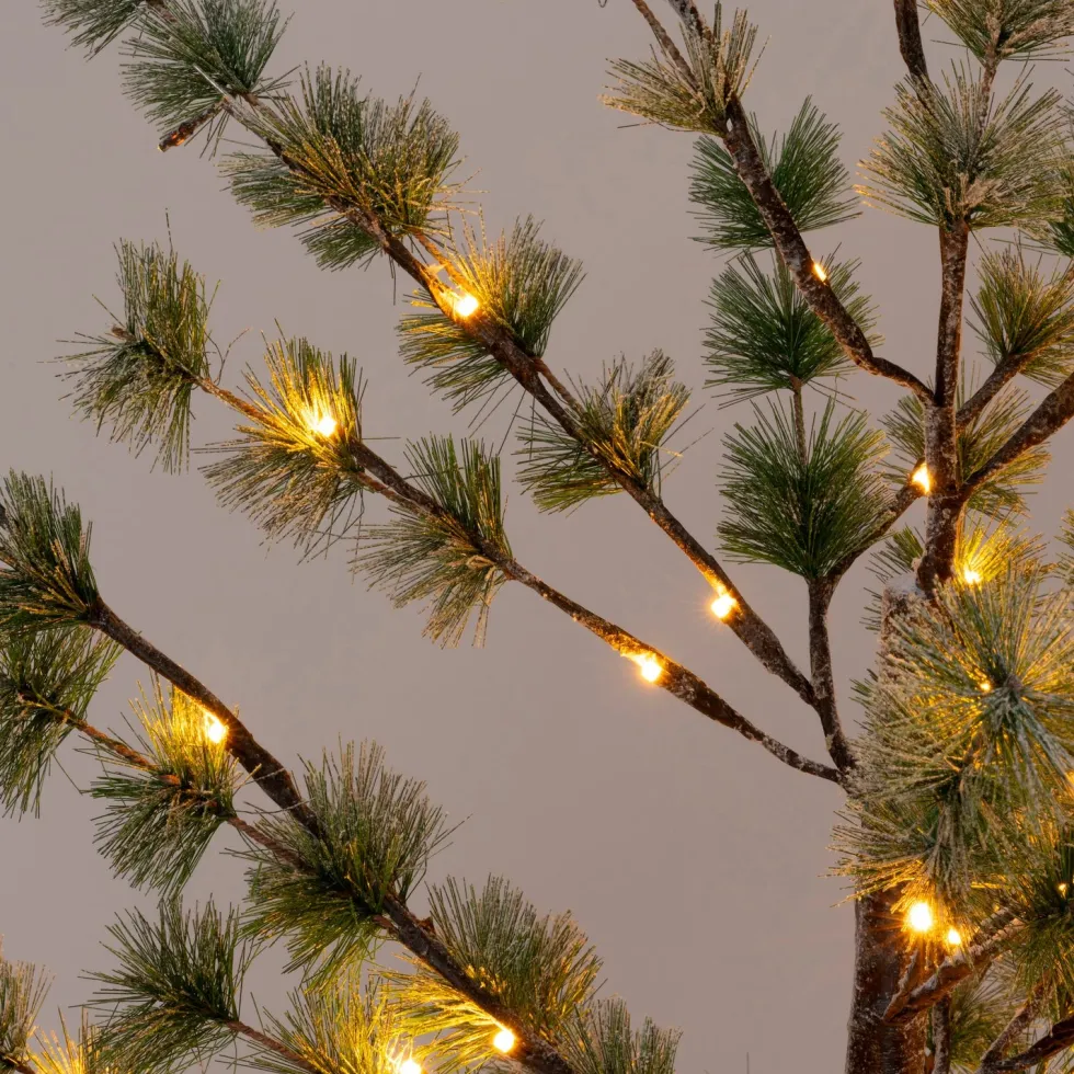 Anna's Collection decoratieboom buiten met verlichting D 45 H 120 cm