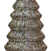 Anna's Collection decoratieboom antraciet met verlichting D 13,2 H 30 cm