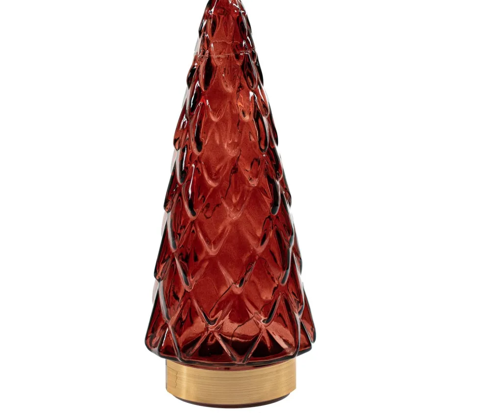 Anna's Collection decoratieboom rood D 10,5 H 24,5 cm