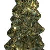 Anna's Collection decoratieboom Daron groen met verlichting D 11 H 25 cm
