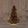 Anna's Collection decoratieboom brons met verlichting 15,7 x 9,3 x 24 cm