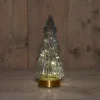 Anna's Collection decoratieboom Timbor grijs met verlichting 10 x 10 x 23,5 cm