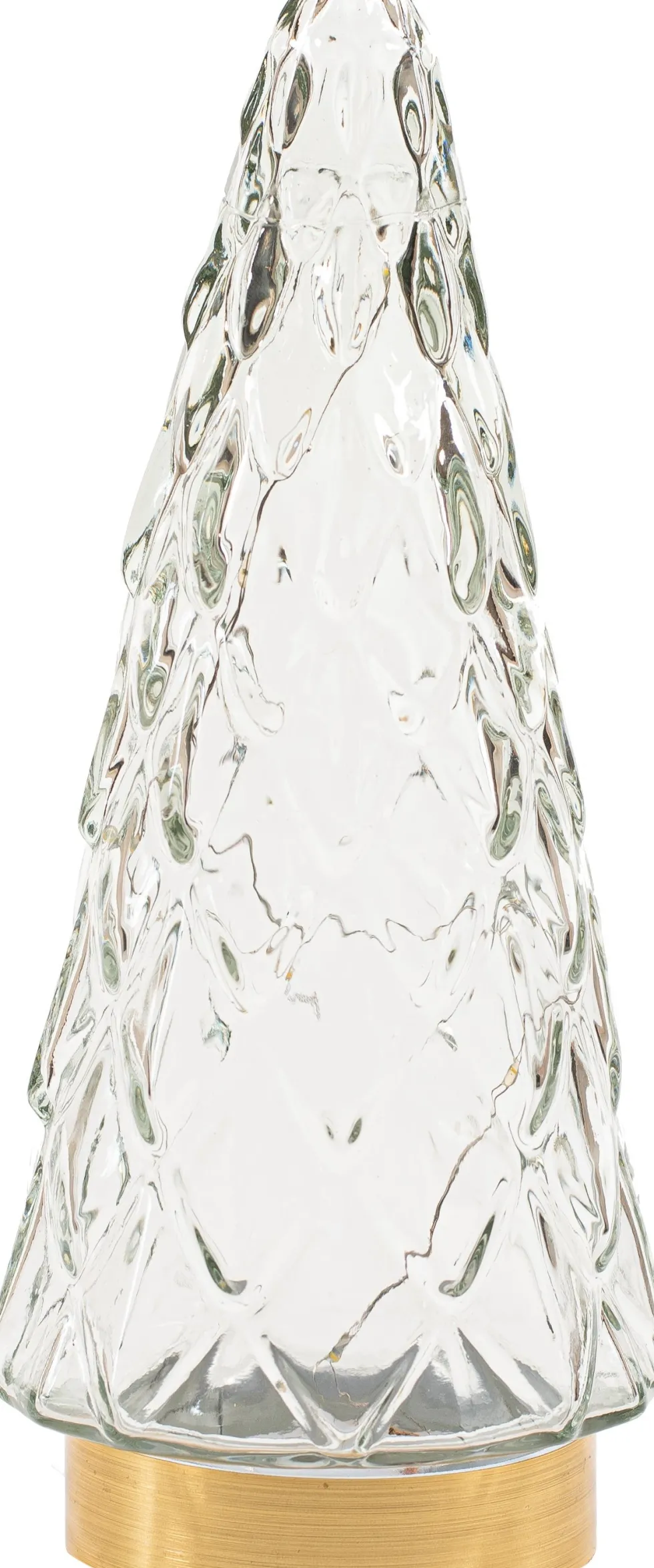 Anna's Collection decoratieboom transparant D 10,5 H 24,5 cm