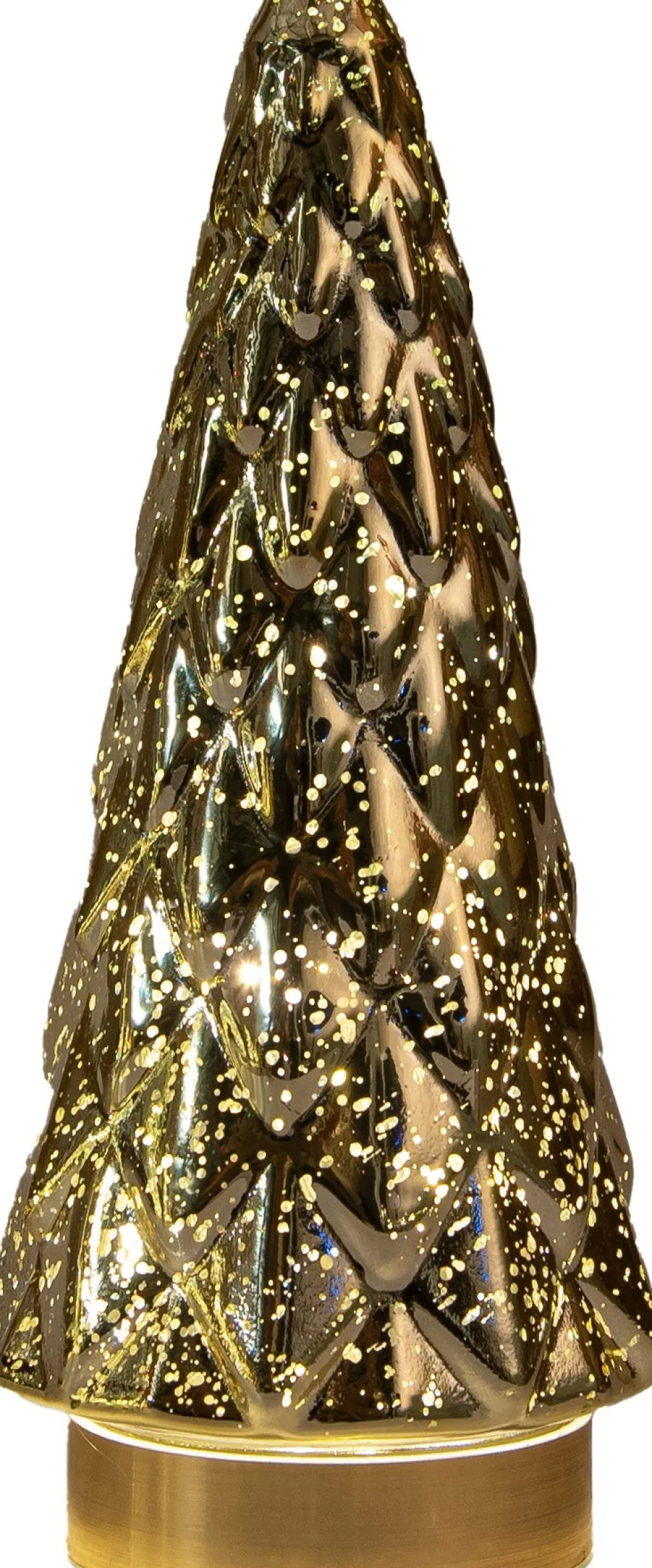 Anna's Collection decoratieboom Daron goud met verlichting D 10,5 H 24,5 cm