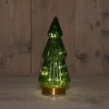 Anna's Collection decoratieboom Timbor groen met verlichting 10 x 10 x 23,5 cm