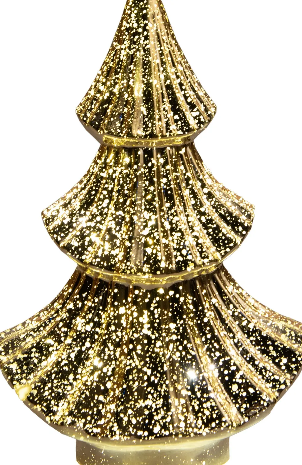 Anna's Collection decoratieboom goud met verlichting 15,7 x 9,3 x 24 cm