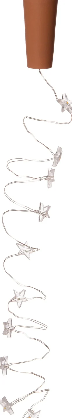 Anna's Collection Draadverlichting voor fles ster met 10 lampjes warm white 1 m
