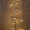 Anna's Collection kerstboom Swirl zwart met 960 lampjes luxury D 78,5 H 210 cm