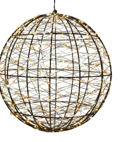 Anna's Collection kersthanger bal met verlichting D 35 cm