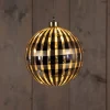 Anna's Collection kersthanger Ruit goud met verlichting D 15 cm
