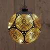 Anna's Collection kersthanger Marra bal zwart D 15 cm