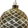 Anna's Collection kersthanger Cosma bal goud met verlichting D 13 cm