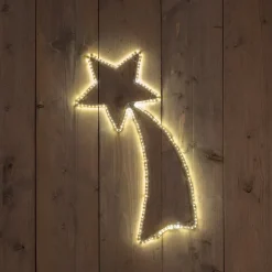 Anna's Collection kerstster vallende ster met verlichting 67 x 27 cm