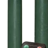 Anna's Collection LED dinerkaars Rustiek groen D 2 H 23 cm 2 stuks
