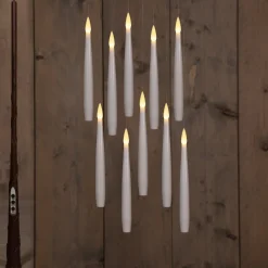 Anna's Collection LED dinerkaars zwevend wit D 2 H 15 cm 10 stuks