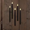 Anna's Collection LED dinerkaars zwevend zwart D 2 H 28,5 cm 5 stuks