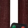 Anna's Collection LED dinerkaars Tara met timer roze D 2,2 H 18 cm 2 stuks