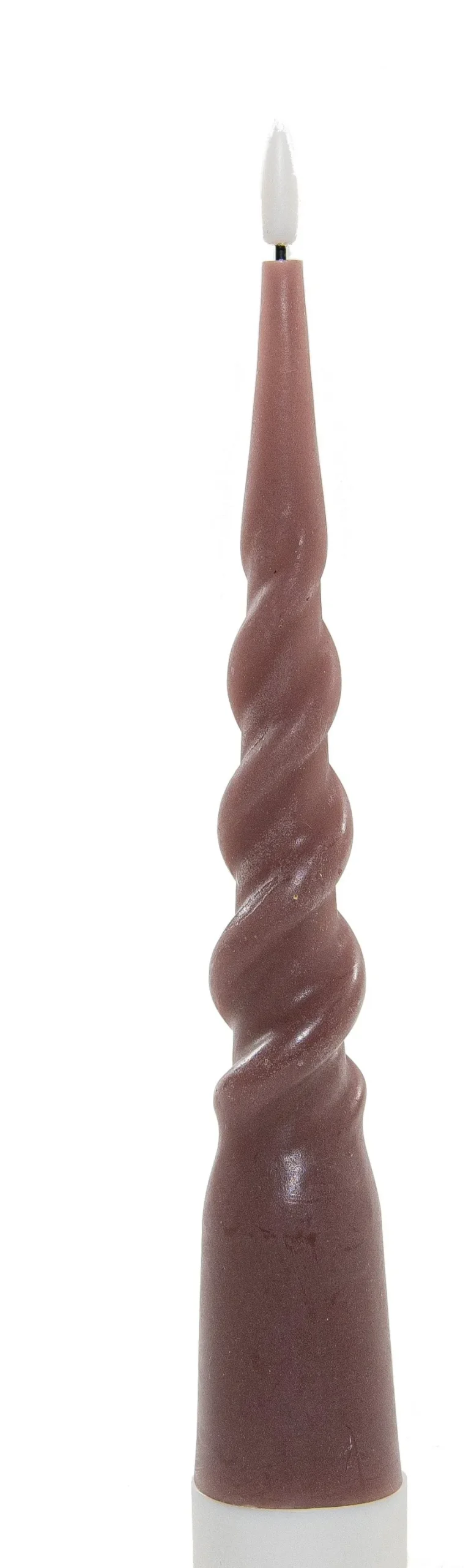 Anna's Collection LED dinerkaars Swirl roze D 2 H 29 cm