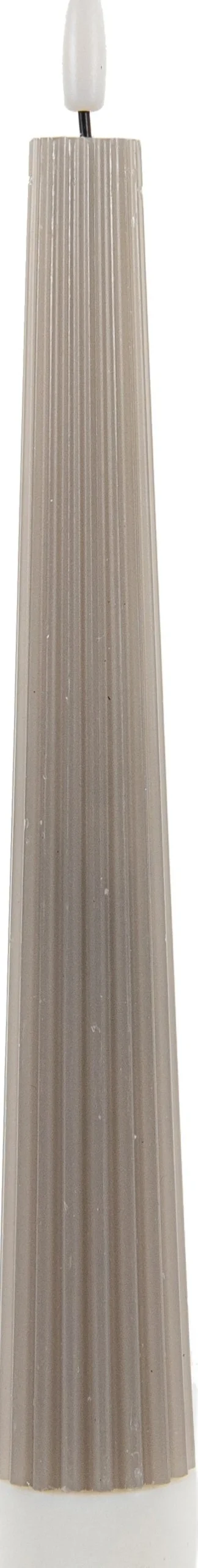 Anna's Collection LED dinerkaars Vito taupe D 2 H 27 cm
