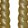 Anna's Collection LED dinerkaars Swirl goud D 2 H 23 cm 2 stuks
