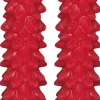 Anna's Collection LED dinerkaars Rambu kerstboom rood D 2,2 H 23 cm