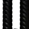 Anna's Collection LED dinerkaars Swirl bewegende vlam met timer zwart D 2,2 H 23 cm 2 stuks