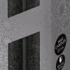 Anna's Collection LED dinerkaars antraciet D 2 H 23 cm 2 stuks
