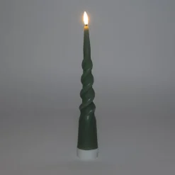 Anna's Collection LED dinerkaars Swirl groen D 2 H 29 cm