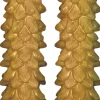 Anna's Collection LED dinerkaars Rambu kerstboom goud D 2,2 H 23 cm