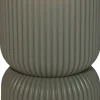 Anna's Collection LED kaars in pot groen D 8 H 15 cm