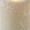 Anna's Collection LED stompkaars Rustiek taupe D 7,5 H 12,5 cm