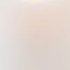 Anna's Collection LED stompkaars met timer Rustiek wit D 7,5 H 12,5 cm
