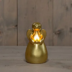 Anna's Collection LED stompkaars Ange engel goud D 8 H 14,5 cm