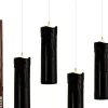 Anna's Collection LED stompkaars zwevend zwart D 5 H 18 cm 4 stuks
