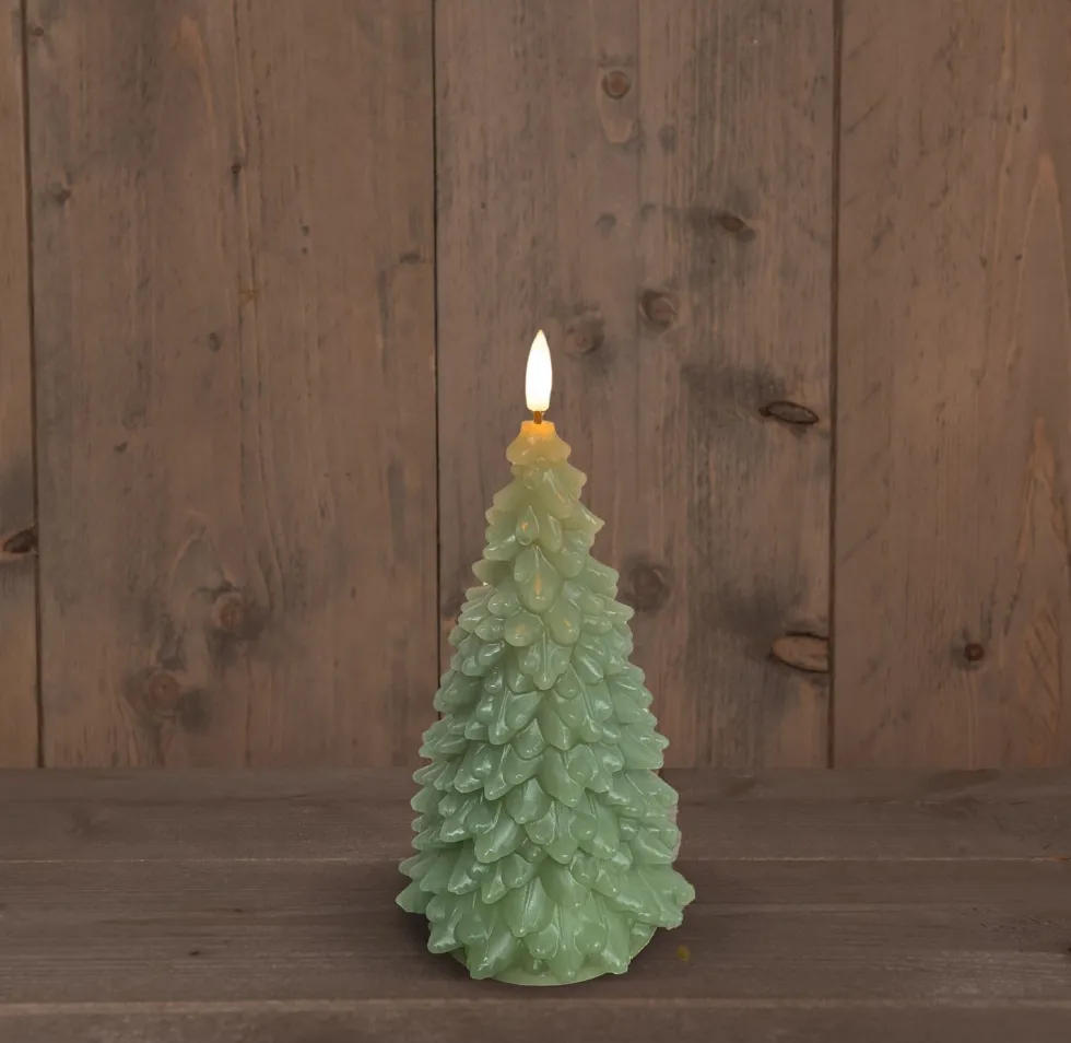 Anna's Collection led stompkaars Sito groen D 9,5 H 20 cm