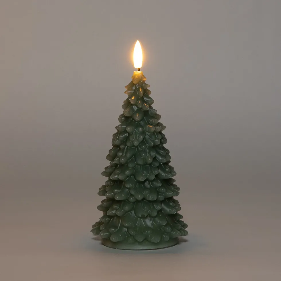Anna's Collection led stompkaars Sito groen D 9,5 H 20 cm