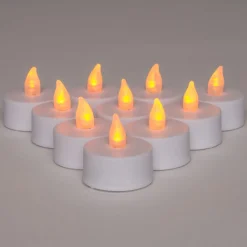 Anna's Collection LED waxinelicht wit D 4 H 3,5 cm