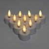 Anna's Collection LED waxinelicht wit D 3,8 H 2 cm 10 stuks