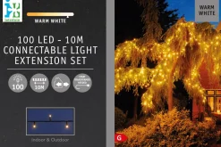 Anna's Collection miniverlichting Connect de Luxe met 100 lampjes warm white 10 m