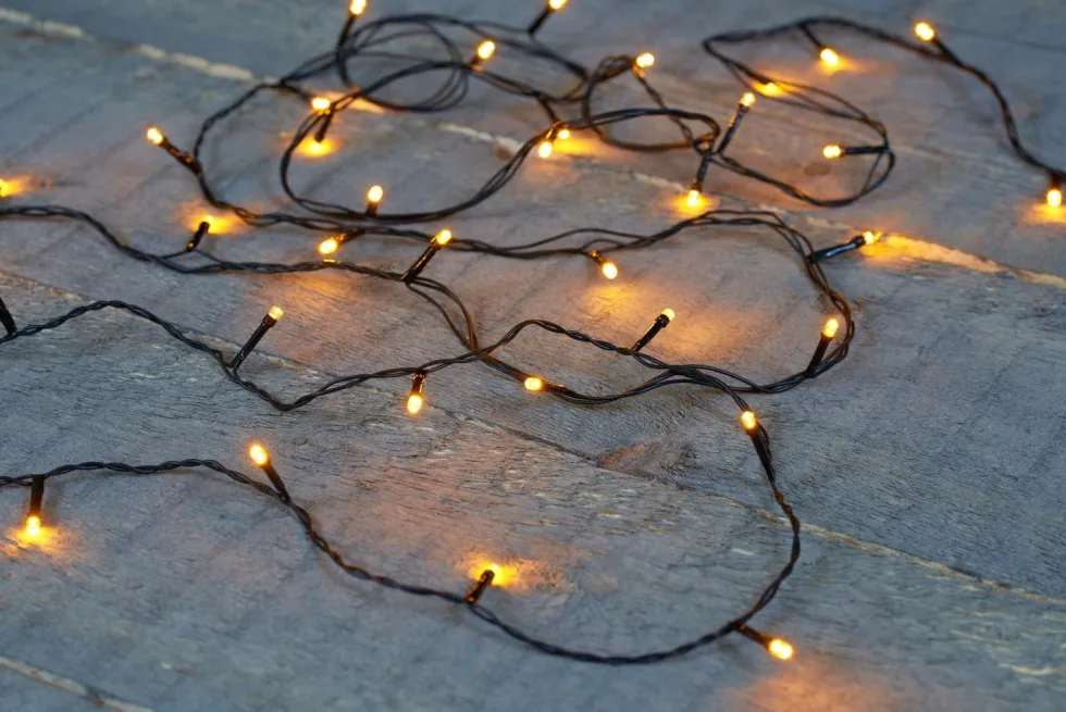 Anna's Collection miniverlichting met 100 lampjes classic warm 7,5 m