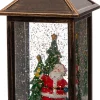 Anna's Collection tafellamp kerstman koper 11,5 x 11,5 x 21,5 cm